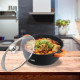 SEMIOALA ALUMINIU TURNAT+CAPAC , 24 cm x 11.5 cm , 4.4 L, DARK LINE, COOKING BY HEINNER SEMIOALA ALUMINIU TURNAT+CAPAC , 24 cm x 11.5 cm , 4.4 L, DARK LINE, COOKING BY HEINNER