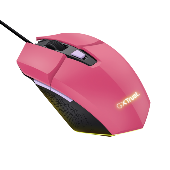 Mouse Trust GXT109P FELOX 6400 DPI, roz