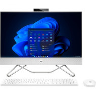 All-in-One HP ProOne 240 G9 23.8 inch Non-Touch FHD cu procesor Intel Core i3-1215U, video Integrat Intel Iris Xe Graphics, RAM 8GB, SSD 256GB, Fixed Stand, HP 125 White Wired Keyboard, HP 125 White Wired Mouse, Starry White, Free DOS, 2yw