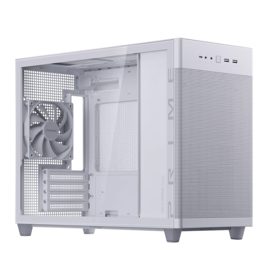 Carcasa Asus AP201 PRIME WHITE Tempered Glass Carcasa Asus AP201 PRIME WHITE Tempered Glass