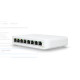 Ubiquiti UniFi 8 port switch, USW-LITE-8-POE, 8 x 10/100/1000 Mbe RJ 45 ports, 4 x POE, 8 Gbps, buget POE: 52W, SMB layer 2 PoE GbE switch, dimensiuni: 99.6 x 163.7 x 31.7 mm.
