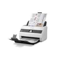 Scanner Epson DS-730N, dimensiune A4, tip sheetfed, viteza scanare: 40 ppm alb-negru si color, rezolutie optica 1200dpi, ADF Single Pass 100 pagini, duplex, Scan to Email, Scan to FTP, Scan to Web folders, Scan to Network folders, software: Epson Device A