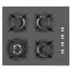 PLITA INCORPORABILA FRAM FBH-V4IWF-GVG, GAZ, 4 ARZATOARE, ARZATOR WOK, CONTROL LATERAL, APRINDERE ELECTRICA INTEGRATA, SISTEM SIGURANTA GAZ, GRATAR FONTA, DUZE INCLUSE, 58x51 cm,  STICLA GRI VICTORIA