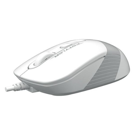 Mouse A4tech FM10, cu fir, alb