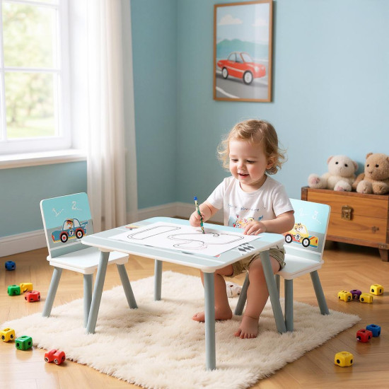 Set 2 scaune +birou Cars, U-Grow Set 2 scaune +birou Cars, U-Grow