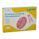 Set farfurie si lingurita silicon, roz Set farfurie si lingurita silicon, roz