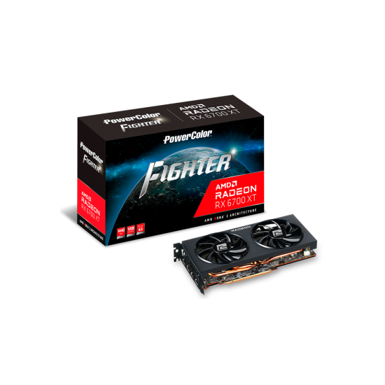 Placa video PowerColor Fighter AMD Radeon RX 6700 XT 12GB GDDR6 Placa video PowerColor Fighter AMD Radeon RX 6700 XT 12GB GDDR6