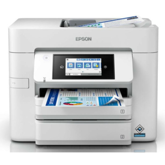 Multifunctional inkjet color Epson WF-C4810DTWF , dimensiune A4 (Printare, Copiere, Scanare, Fax), duplex, viteza 36ppm alb-negru, 22ppm color, rezolutie 4800x1200 dpi, limbaj de printare: GDI, ESC/P-R, alimentare hartie 330 coli, limbaje de printare: ESC