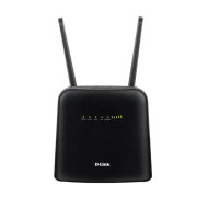 D-Link Router Wireless DWR-960 4G cat.7, AC1200,  LTE + Wi-Fi SOC chipset, 2 x prturi gigabit LAN, 1 x WAN , 2 x antene externe, 2 x 2 MU- MIMO, 300 Mbps download, 100 Mbps Upload, Wireless AC1200 (866 Mbps on 5 GHz + 300 Mbps on 2.4 GHz).