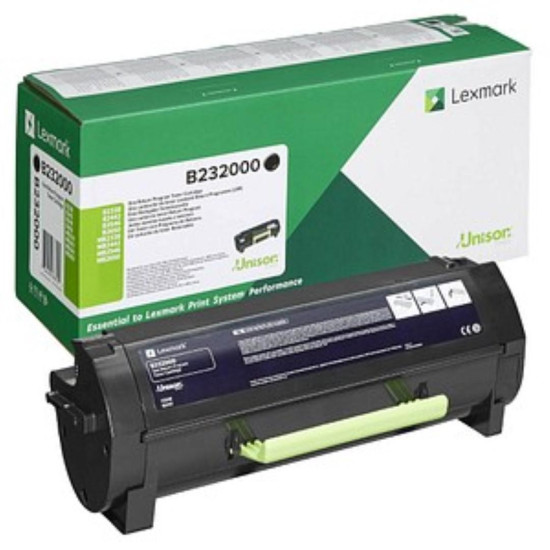 Toner Lexmark B232000, black , 3k, Return programme B2338dw / B2442dw / B2546dn / B2546dw / B2650dn / B2650dw / MB2338adw /MB2442adwe / MB2546ade / MB2546adwe / MB2650ade / MB2650adwe