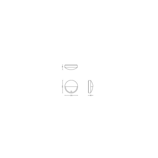 Aplica LED pentru exterior cu senzor de miscare Philips Capricorn, 6W (47W), 600 lm, lumina calda (2700K), IP44, 78x214mm, Antracit Aplica LED pentru exterior cu senzor de miscare Philips Capricorn, 6W (47W), 600 lm, lumina calda (2700K), IP44, 78x214mm, Antracit