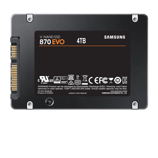 SSD Samsung 870 EVO, 4TB, SATA III SSD Samsung 870 EVO, 4TB, SATA III