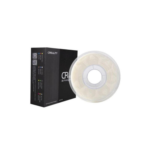 CREALITY CR-TPU 3D Printer Filament, white, Glossy, 1kg, elastic,rezistent UV, Printing temperature: 210-240, Filament diameter: 1.75mm, Size of filament wheel: Diameter 200mm, height 66mm, hole diameter 56mm. Utilizare: pana la 6 luni de la deschiderea a
