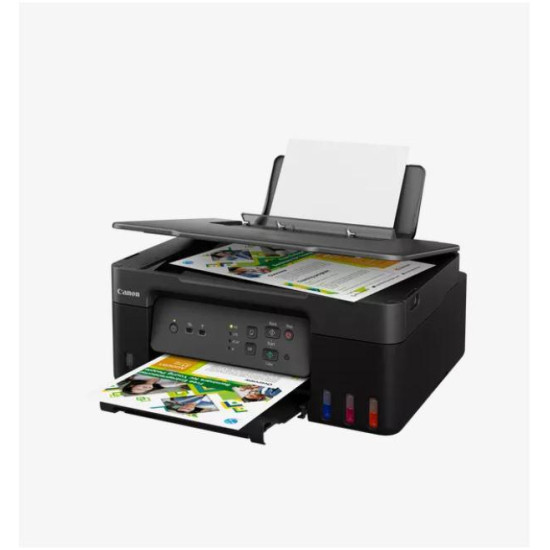 Multifunctional inkjet color CISS Canon PIXMA G3430, dimensiune A4 (Printare, Copiere, Scanare), viteza 11 ipm alb-negru, 6 ipm color,rezolutie printare 4800x1200 dpi, imprimare fara margini, alimentarehartie 100 coli, scanner CIS rezolutie 600x1200 dpi, 