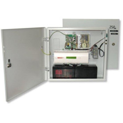 Sursa de alimentare pentru sisteme de detectie incendiu 24V/2.5A in cutie metalica Merawex ZSP100-2.5A-18, loc pentru 2 acumulatori 12V/18Ah. Tensiune de intrare: 100/230VAC, eficiență ridicată sub sarcină și consum redus, comunicare RS-232 / RS-485, rata