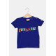 TRICOU LOGO MULTICOLOR COPII ROYAL BLUE-12 TRICOU LOGO MULTICOLOR COPII ROYAL BLUE-12