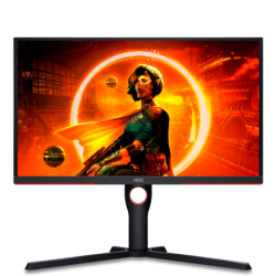 MONITOR AOC 25G3ZM/BK 24.5 inch, Panel Type: VA, Backlight: WLED, Resolution: 1920x1080, Aspect Ratio: 16:9,  Refresh Rate:240Hz, Response time GtG: 1 ms, Brightness: 300 cd/m², Contrast (static): 3000:1, Contrast (dynamic): 80M:1, Viewing angle: 178/178,