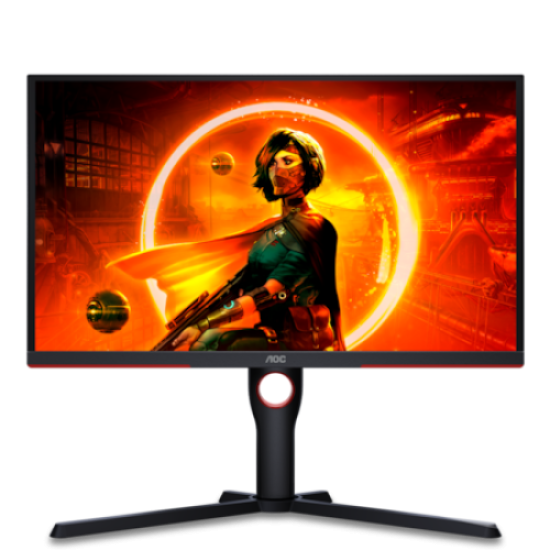 MONITOR AOC 25G3ZM/BK 24.5 inch, Panel Type: VA, Backlight: WLED, Resolution: 1920x1080, Aspect Ratio: 16:9, Refresh Rate:240Hz, Response time GtG: 1 ms, Brightness: 300 cd/m², Contrast (static): 3000:1, Contrast (dynamic): 80M:1, Viewing angle: 178/178, MONITOR AOC 25G3ZM/BK 24.5 inch, Panel Type: VA, Backlight: WLED, Resolution: 1920x1080, Aspect Ratio: 16:9, Refresh Rate:240Hz, Response time GtG: 1 ms, Brightness: 300 cd/m², Contrast (static): 3000:1, Contrast (dynamic): 80M:1, Viewing angle: 178/178,
