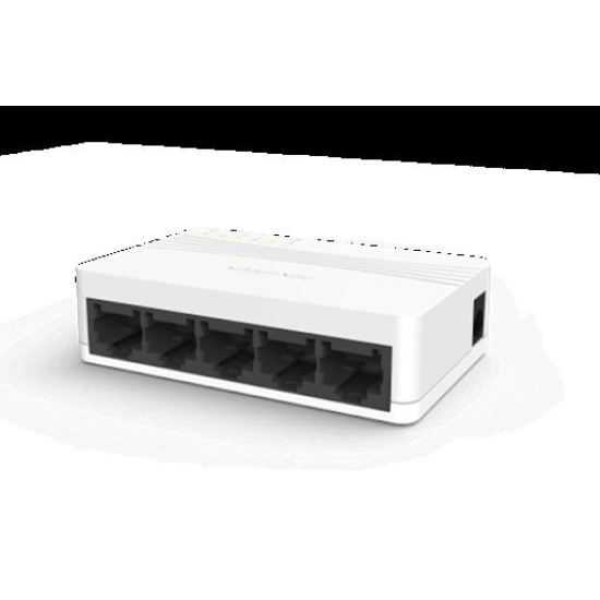 Switch Hikvision DS-3E0105D-E, 5-port, fara management