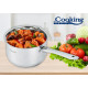 CASEROLA INOX 20x12.5 CM, 3.6 L CASEROLA INOX 20x12.5 CM, 3.6 L