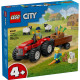 TRACTOR ROSU CU REMORCA SI OI,LEGO 60461