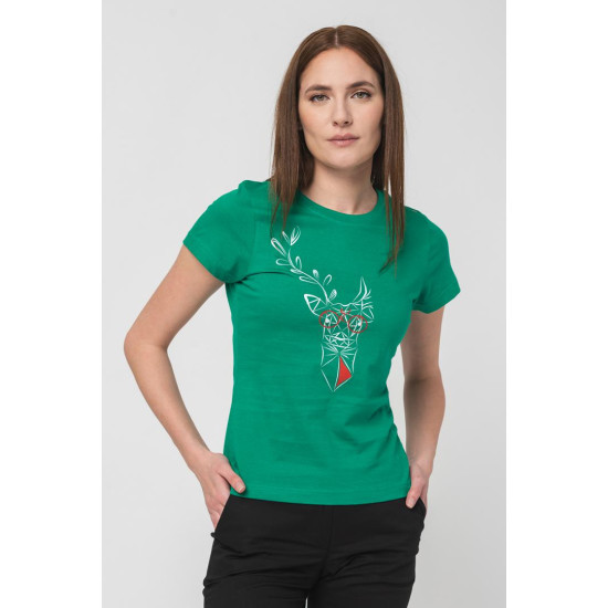 TRICOU  CERB FAMILIE FEMEI   K GREEN-XL