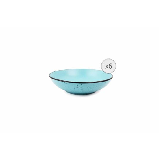 SET 6 FARFURII ADANCI, CERAMICA 20 CM, ELECTRA , ART OF DINING BY HEINNER SET 6 FARFURII ADANCI, CERAMICA 20 CM, ELECTRA , ART OF DINING BY HEINNER