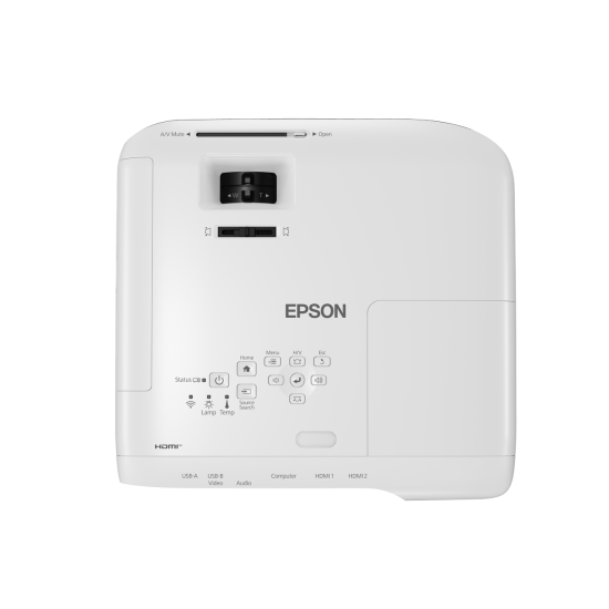 Proiector Epson EB-FH52 (succesor EB-U42), FHD 1920*1080, 4000 lumeni, 16:9, 16.000:1, lampa 5.500 ore/ 12.000 ore in Ecomode, dimensiune maxima imagine 300