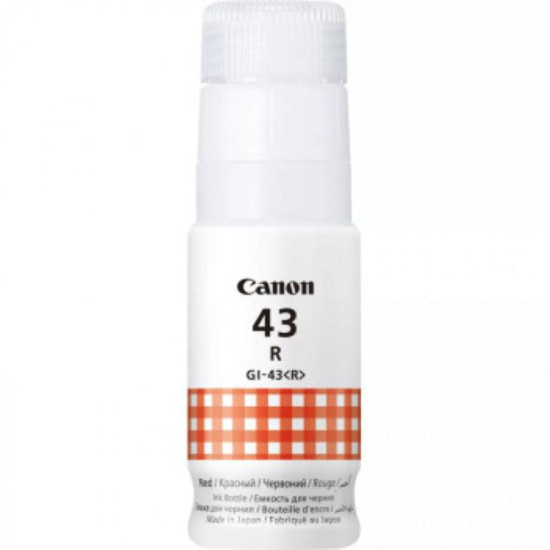 Cartus cerneala Canon GI-43R, culoare red, capacitate 3800 pagini,60ml,pentru Canon Pixma G540, G640.