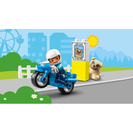MOTOCICLETA DE POLITIE, LEGO 10967 MOTOCICLETA DE POLITIE, LEGO 10967