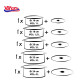 SET GATIT 10 PIESE EMAILAT SUN FLOWER SET GATIT 10 PIESE EMAILAT SUN FLOWER
