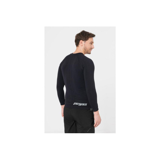 TRICOU BASE LAYER  BARBATI BLACK-XL