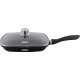 TIGAIE GRILL ALUMINIU + CAPAC 28 x 4.5 CM , DARK LINE, COOKING  BY HEINNER