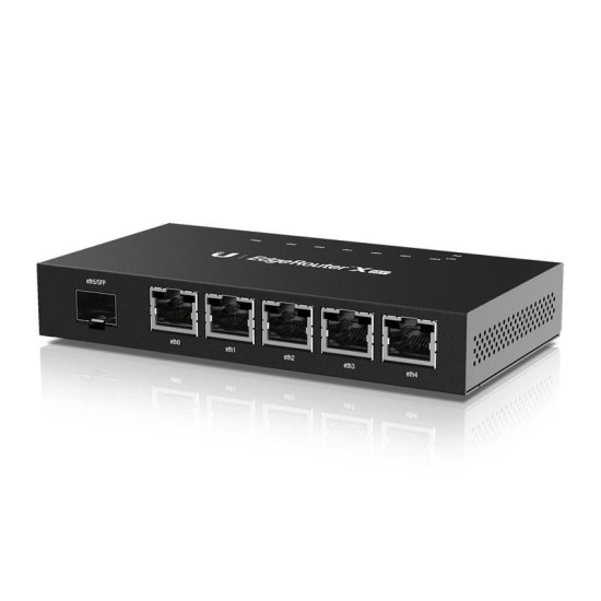 Ubiquiti EdgeRouter ER-X-SFP, 5x Gigabit LAN, 1 x SFP, 5 x 24V Passive PoE Passthrough