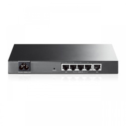 Router TP-Link TL-R470T+, 1xWAN 10/100, 1xLAN 10/100, 3xWAN/LAN configurabile, Small Office and Net Café, Load Balance, Advanced fir ewall, Port Bandwidth Control, Port Mirror, DDNS, UPnP, VPN pass-through