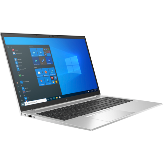 Laptop HP EliteBook 855 G8 cu procesor AMD Ryzen 7 PRO 5850U Octa Core (1.9 GHz, up to 4.4GHz, 16MB), 15.6 inch FHD, AMD Radeon Graphics, 16GB DDR4, SSD, 512GB PCIe NVMe, Windows 11 Pro 64bit Downgrade Win 10 Pro 64, Silver