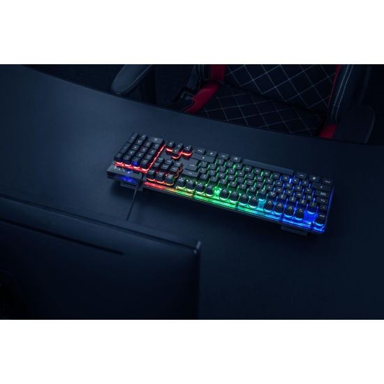 Tastatura Trust GXT 835 Azor, gaming, neagra