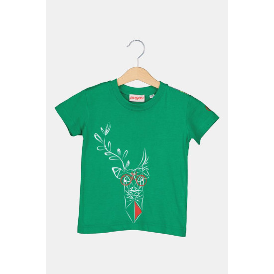 TRICOU  CERB FAMILIE COPII   K GREEN-4