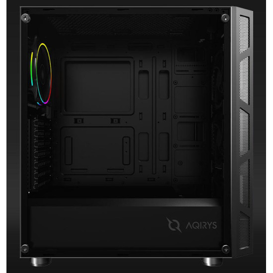 Carcasa Aqirys Antares Midi Tower Black  RGB