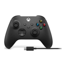 Ms Xbox Wireless Controller + USB-C Cable Carbon Black