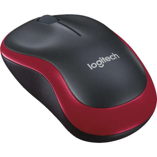 Mouse Logitech M185 WS 1000 DPI, rosu