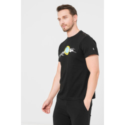 TRICOU CASUAL MANA BICICLETA BARBATI BLACK-M