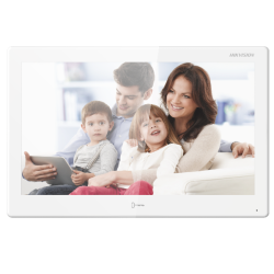 Post interior videointerfon 10.1inch cu Android, Hikvision DS-KH9510- WTE1B WIFI, apelare video si deschidere usa din aplicatia mobila, Plug & play, ecran: 10.1-inch cu touch sceen, rezolutie: 1024 × 600, audio bidirectional (microfon si difuzor incorpora