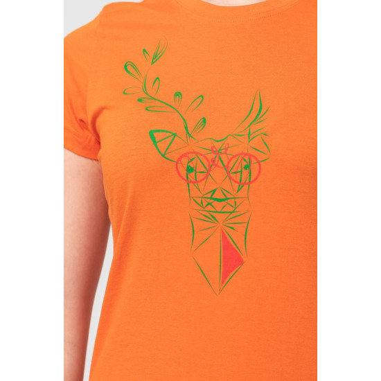 TRICOU CERB FAMILIE FEMEI ORANGE-M TRICOU CERB FAMILIE FEMEI ORANGE-M