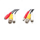 Cablu video cu alimentare si  audio 30 metri LN-EC04-30M-AUDIO; conectori: BNC + DC+RCA; Video Conductor: 26 AWG; nsulation: 2.0mm Foam PE; Power Conductor: 23 AWG x2C Red/Black ID: 1.2mmPE OD: 3.5mmPVC Black; Outer Jacket: 3.5+3.5mm PVC Black