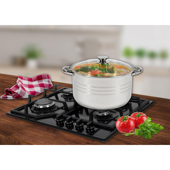 SEMIOALA INOX+CAPAC, 26x14,5 CM, 7 L, MYRA, COOKING BY HEINNER SEMIOALA INOX+CAPAC, 26x14,5 CM, 7 L, MYRA, COOKING BY HEINNER