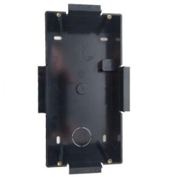 Rama de plastic pentru videointerfon KV8413-open boxes-black , model valabil pentru : DS-KV8213-WME1 , DS-KV8413-WME1 , DS-KV8113-WME1, culoare : Negru .