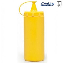 STICLA DISPENSER PENTRU SOSURI 1000 ML, GALBEN,CHEF LINE, COOKING BY HEINNER