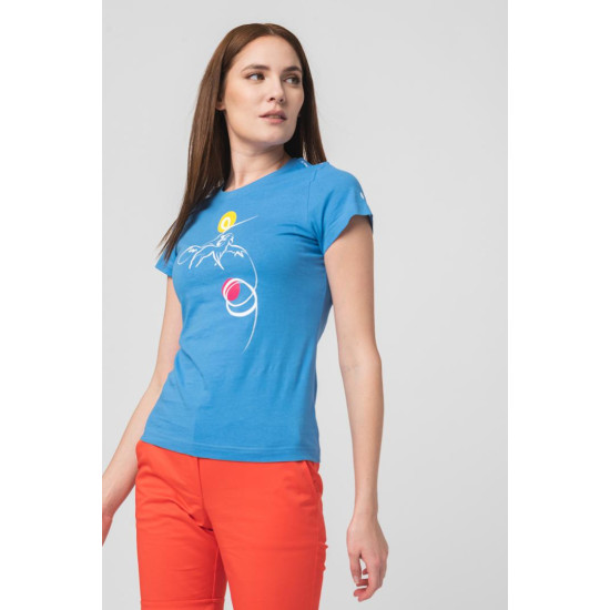 TSHIRT CASUAL F CAL PEGAS AZURE-S