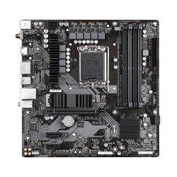 Placa de baza Gigabyte B760M DS3H AX DDR4 LGA1700, 4x DDR4 5333MHz, 1x HDMI, 2x DisplayPort, 1x PCIe x16, 2x PCIe x1, 2x M.2, 4x SATA 6Gb/s, LAN 2.5Gbps, WIFI 6E, mATX